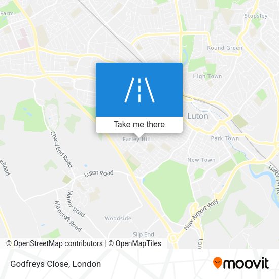 Godfreys Close map