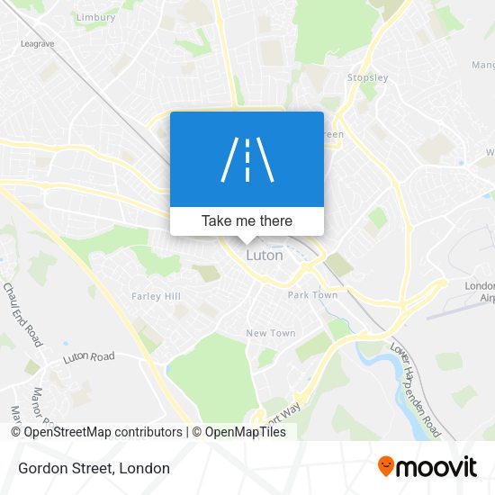 Gordon Street map