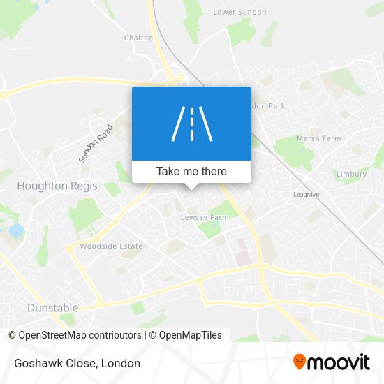 Goshawk Close map