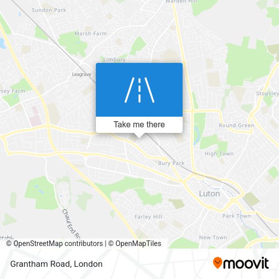 Grantham Road map