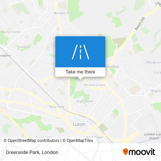 Greenside Park map