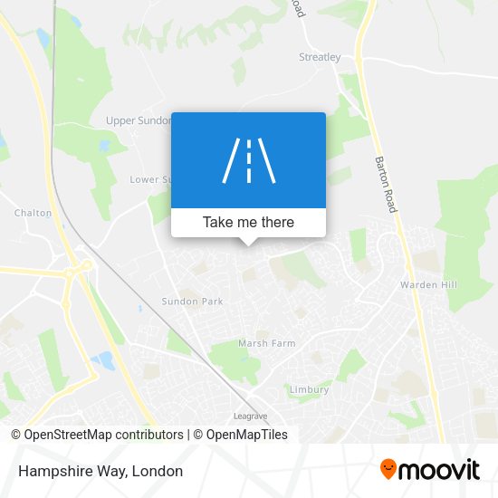 Hampshire Way map