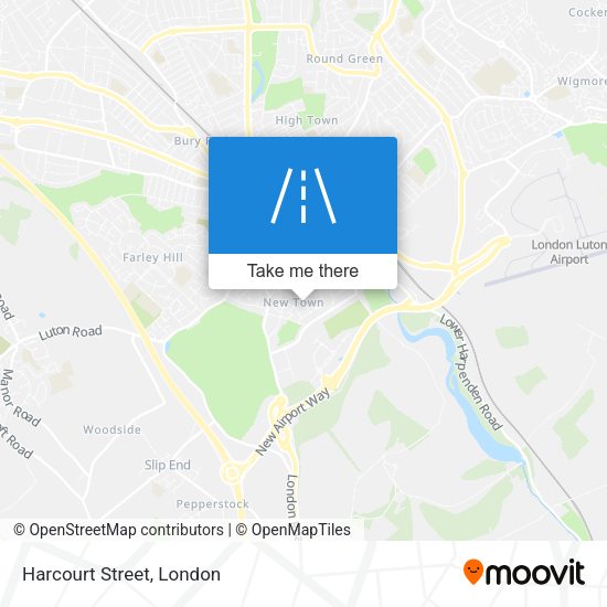 Harcourt Street map