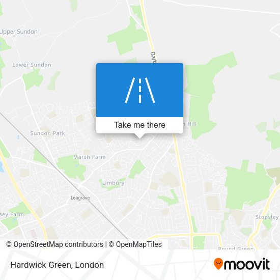 Hardwick Green map