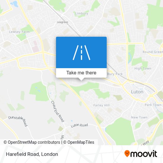 Harefield Road map