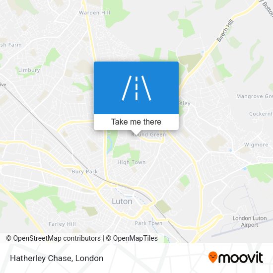 Hatherley Chase map