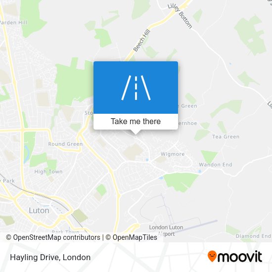 Hayling Drive map
