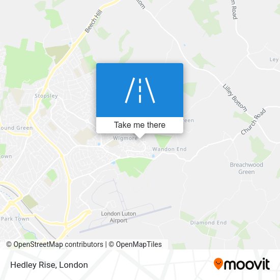 Hedley Rise map