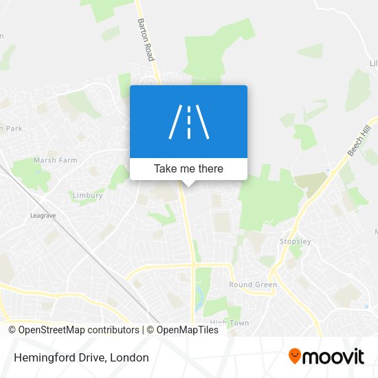 Hemingford Drive map