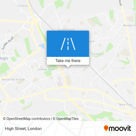 High Street map