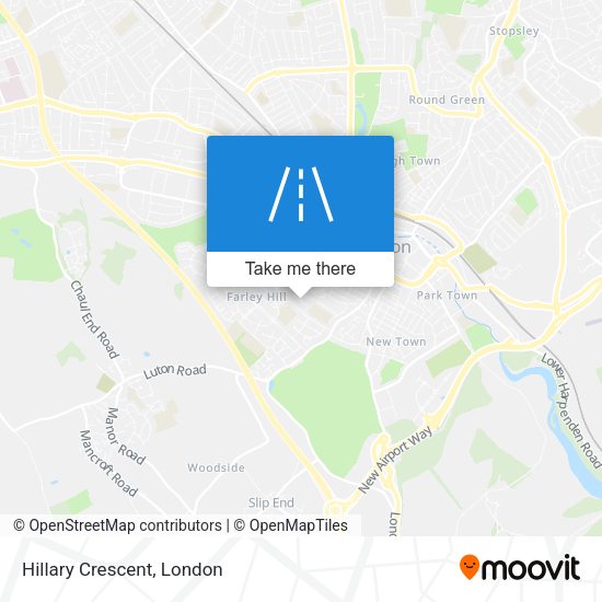 Hillary Crescent map