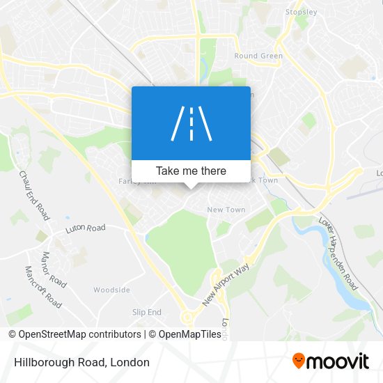 Hillborough Road map
