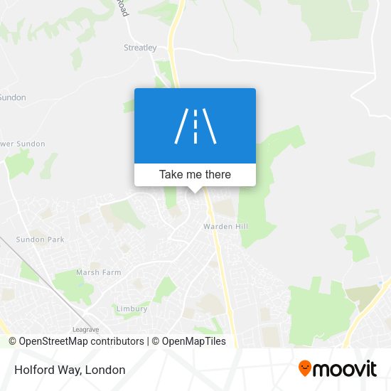 Holford Way map