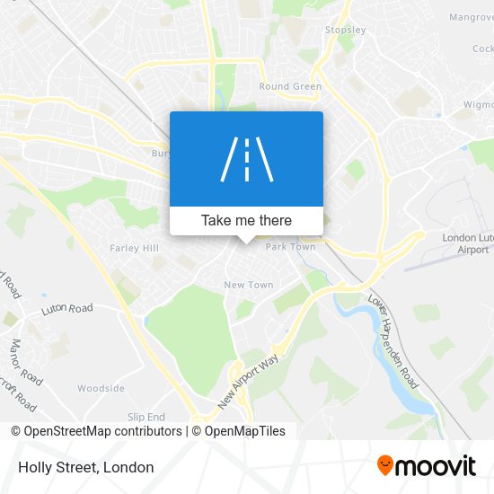 Holly Street map