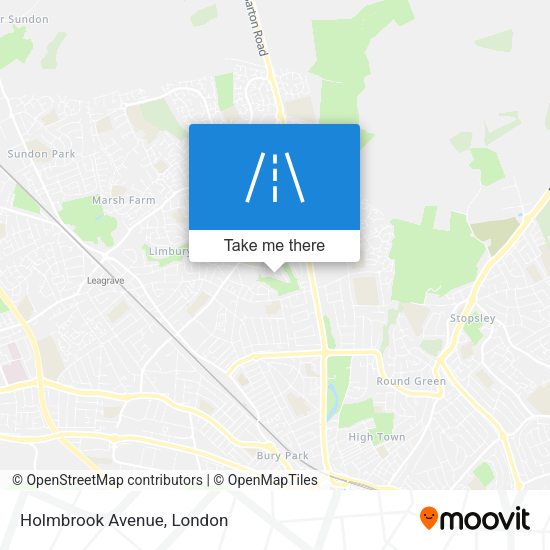 Holmbrook Avenue map
