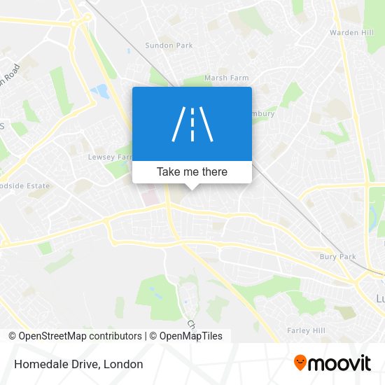 Homedale Drive map