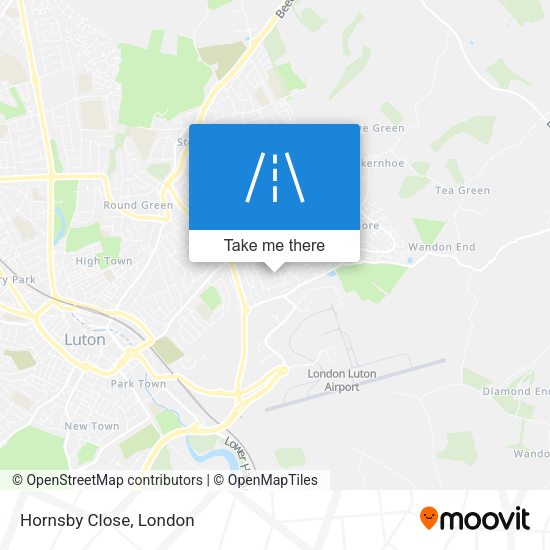 Hornsby Close map