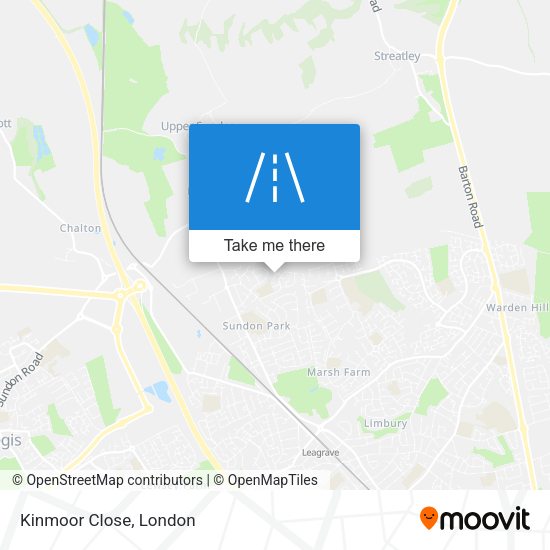 Kinmoor Close map