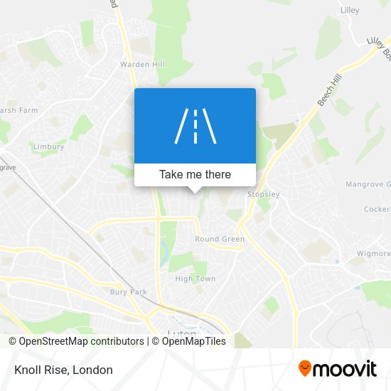 Knoll Rise map