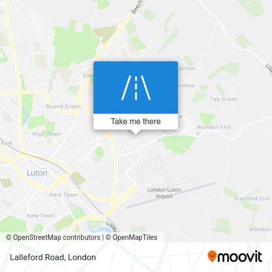 Lalleford Road map