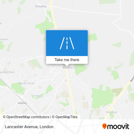 Lancaster Avenue map
