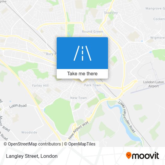 Langley Street map