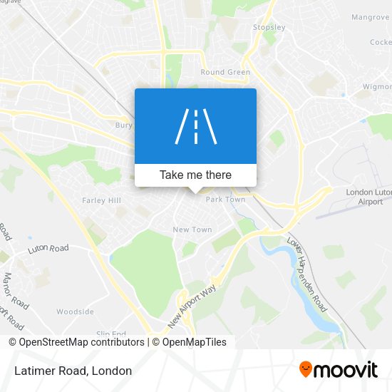 Latimer Road map