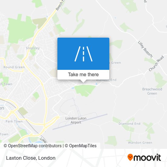 Laxton Close map