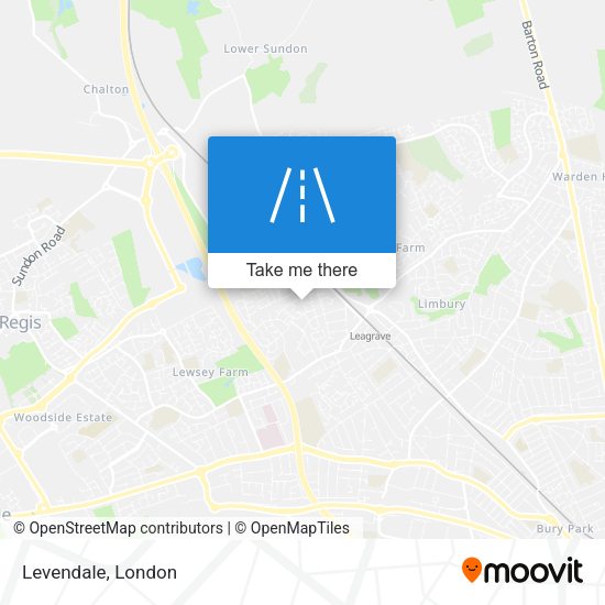 Levendale map