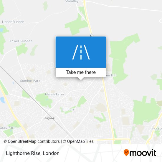 Lighthorne Rise map