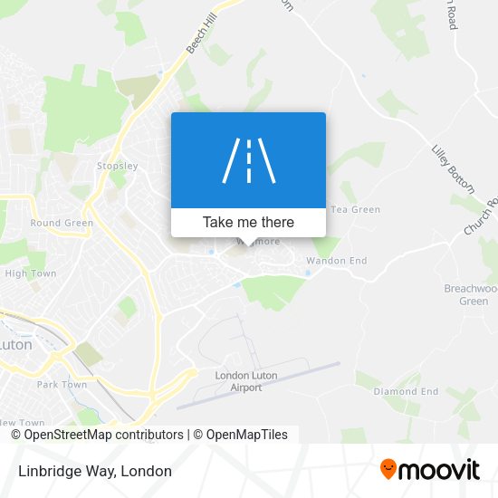 Linbridge Way map