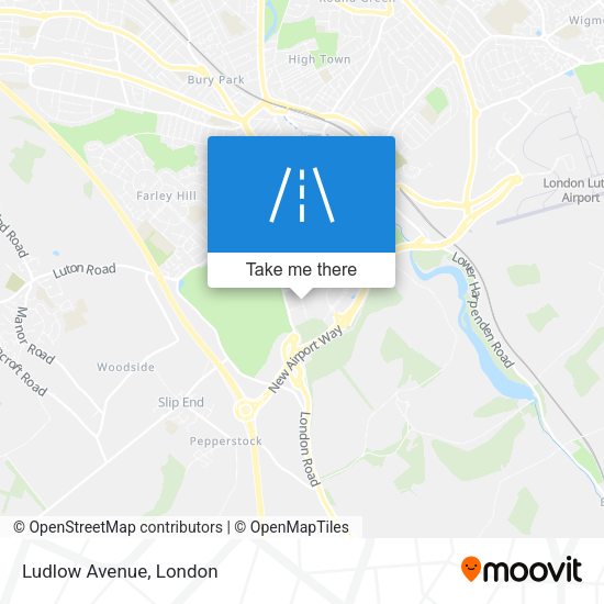 Ludlow Avenue map