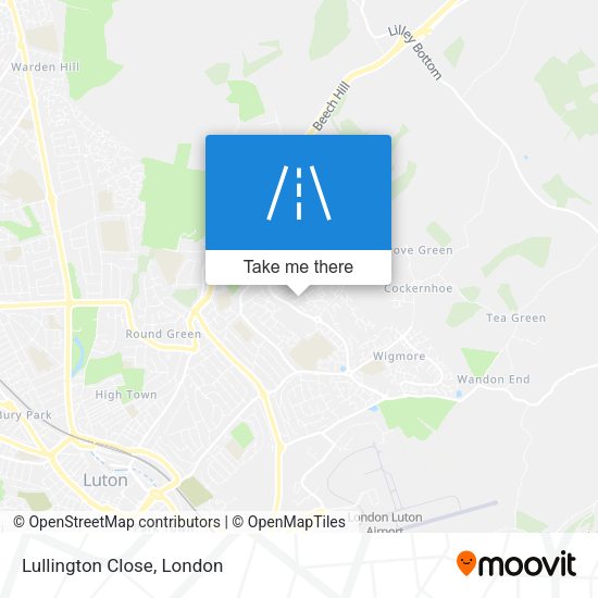 Lullington Close map