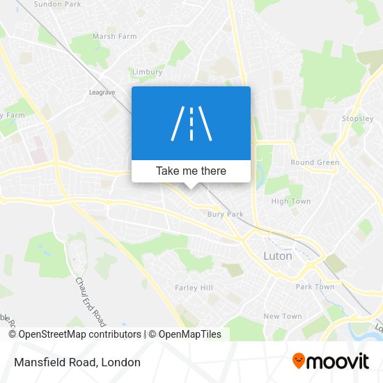 Mansfield Road map