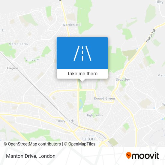 Manton Drive map