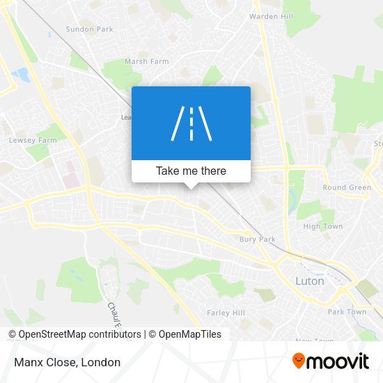 Manx Close map