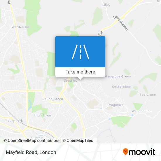 Mayfield Road map