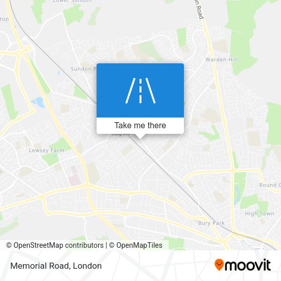 Memorial Road map