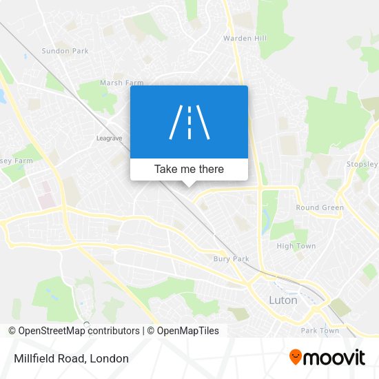Millfield Road map