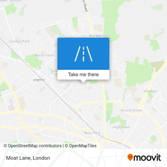 Moat Lane map