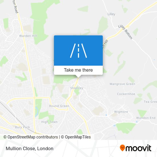 Mullion Close map