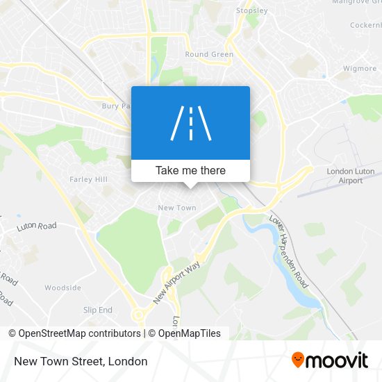 New Town Street map