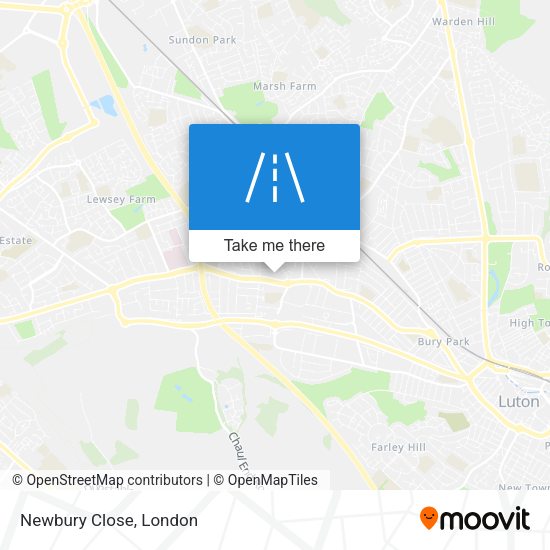 Newbury Close map