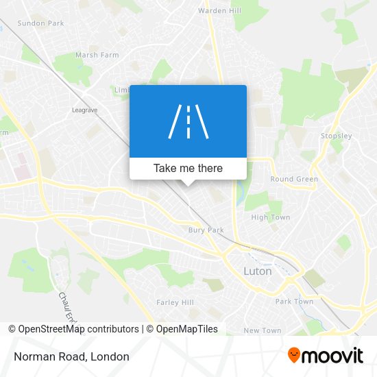 Norman Road map