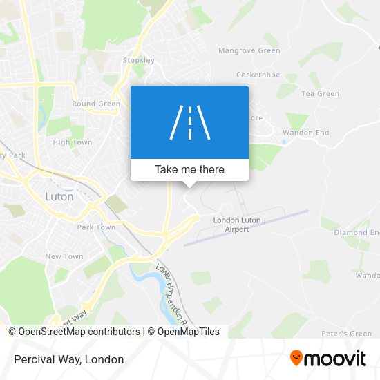 Percival Way map