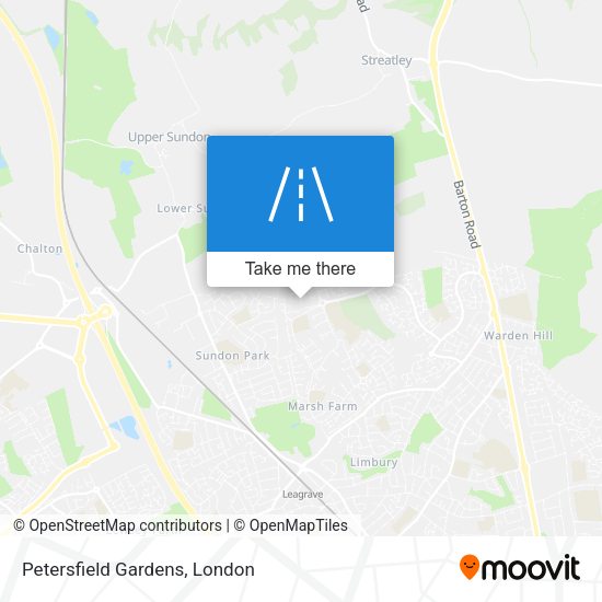Petersfield Gardens map
