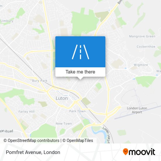 Pomfret Avenue map
