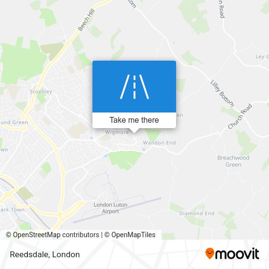 Reedsdale map