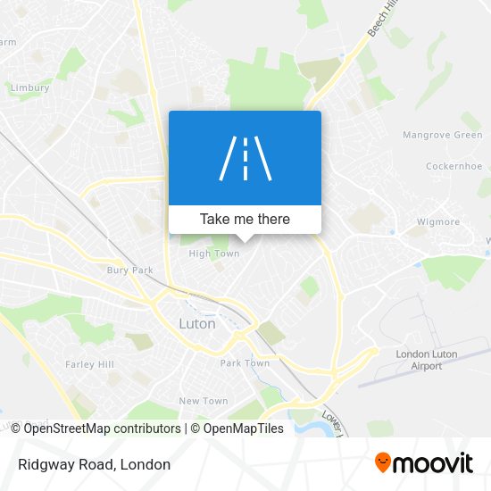 Ridgway Road map