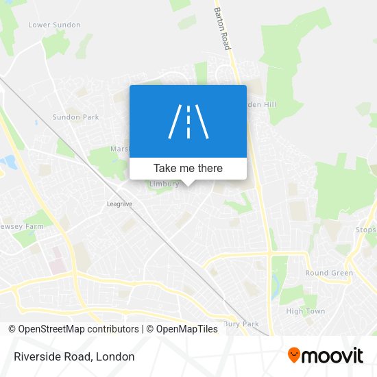 Riverside Road map